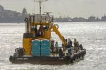 ID 14546 LHK, a tug/utility vessel operated by Heron Construction of Auckland.